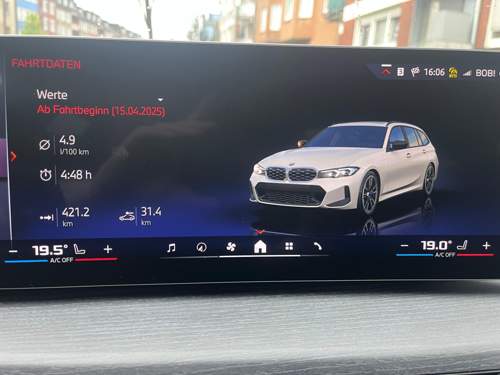 Verbrauch M340 d Touring G21 LCI