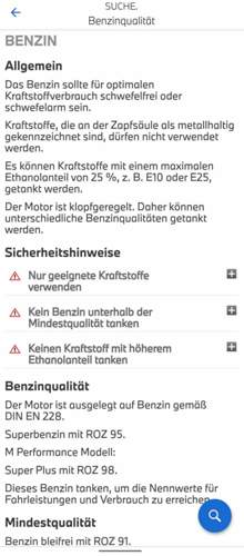 Benzinqualität M40i