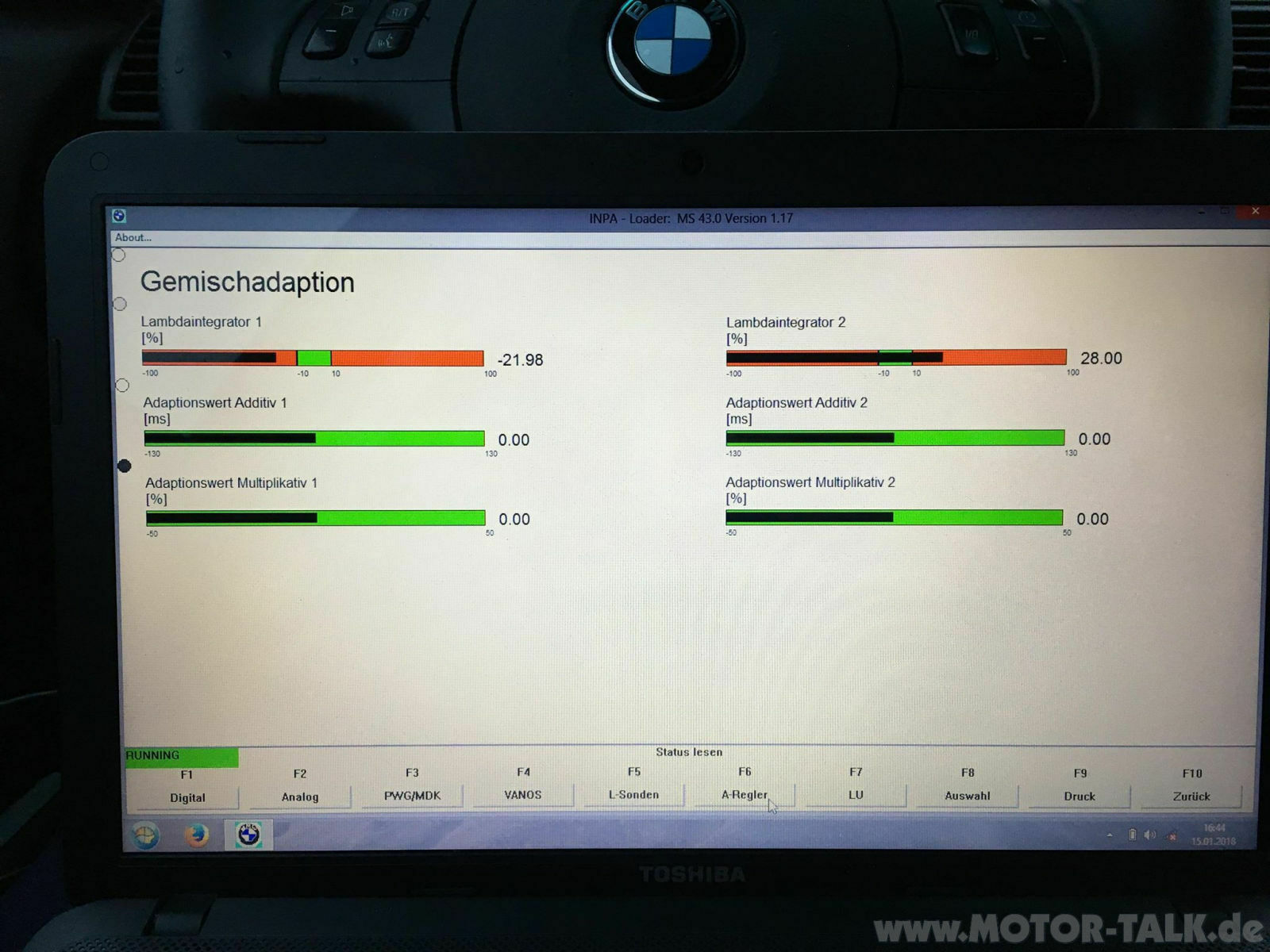 M54B30 MKL Fehlzündungen, Leistungsverlust, Laufruhe wie ein Traktor