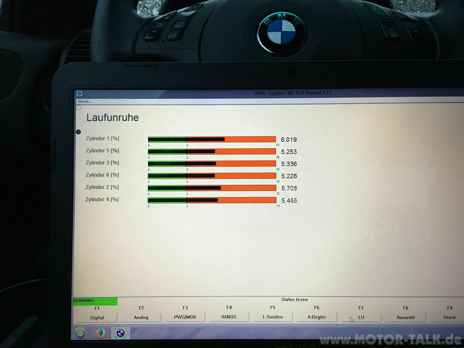M54B30 MKL Fehlzündungen, Leistungsverlust, Laufruhe wie ein Traktor