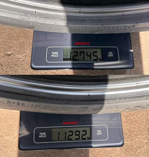 Gewicht Michelin Pilos Sport 5