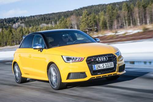 Bei 250 km/h erreicht der kleine Audi seine Höchstgeschwindigkeit