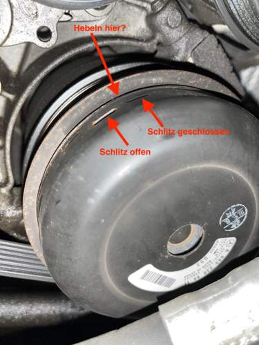 Verbauter Kompressor
