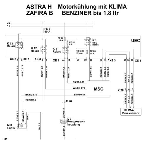 Klimaschaltung ASTRA H