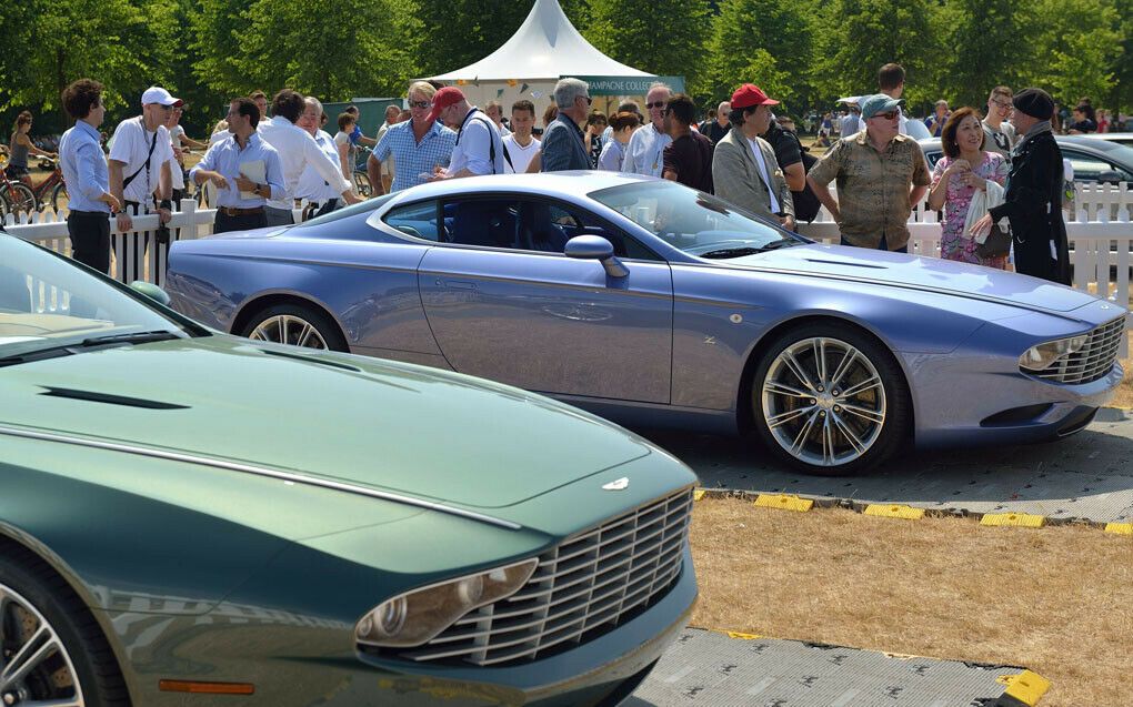 Am vergangenen Wochenende stellte Aston Martin die Centennial-Modelle in den Kensington Gardens in London vor