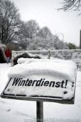 der Winterdienst ist ein mühsamer Job