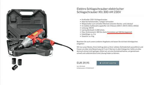 Standard - Schrauber