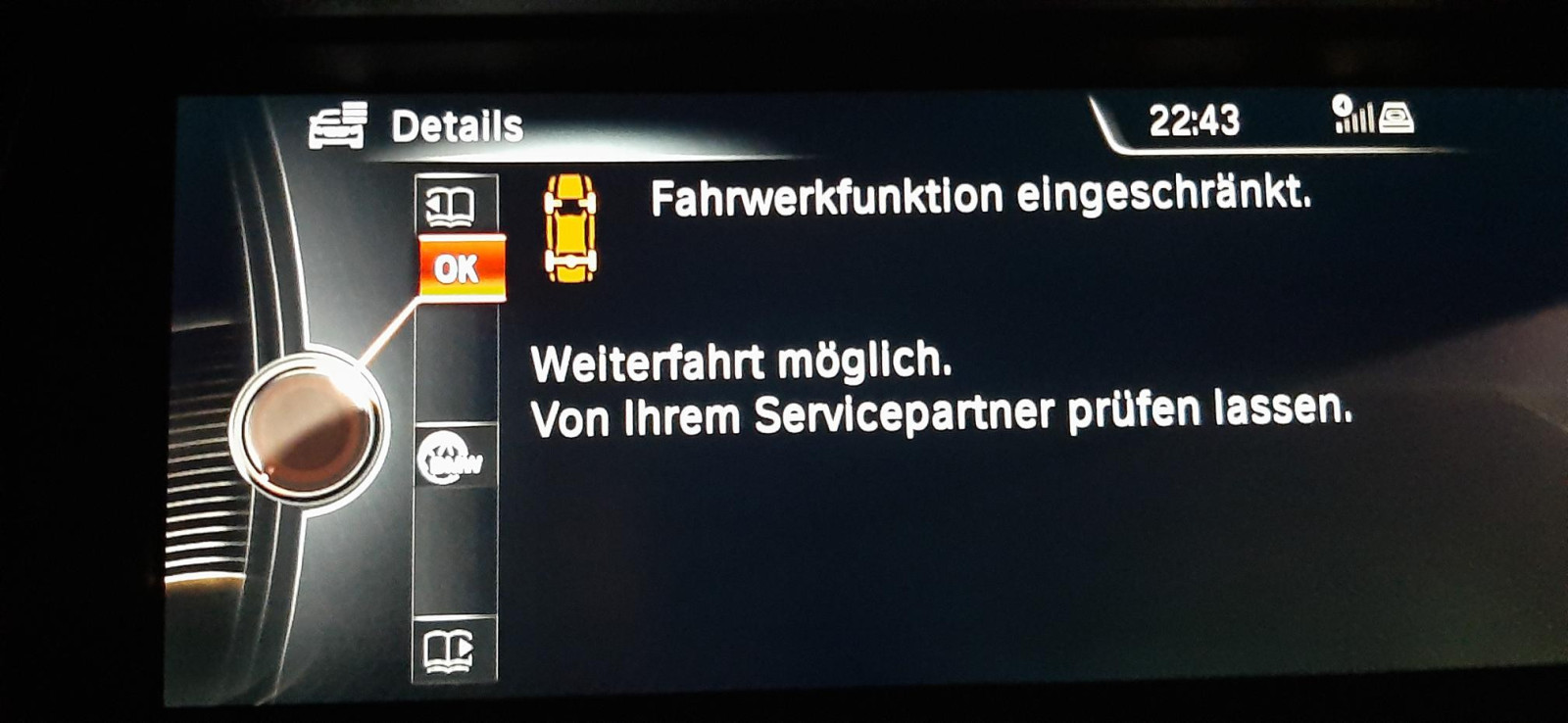 Mal wieder die Niveauregulierung...