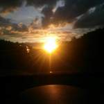 Sonnenuntergang (Heimfahrt)
