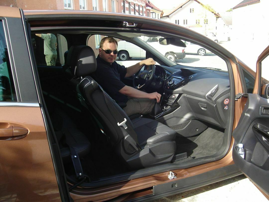 MTler Björn Tolksdorf am Steuer des B