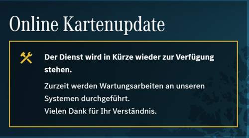 Dienst nicht verfügbar