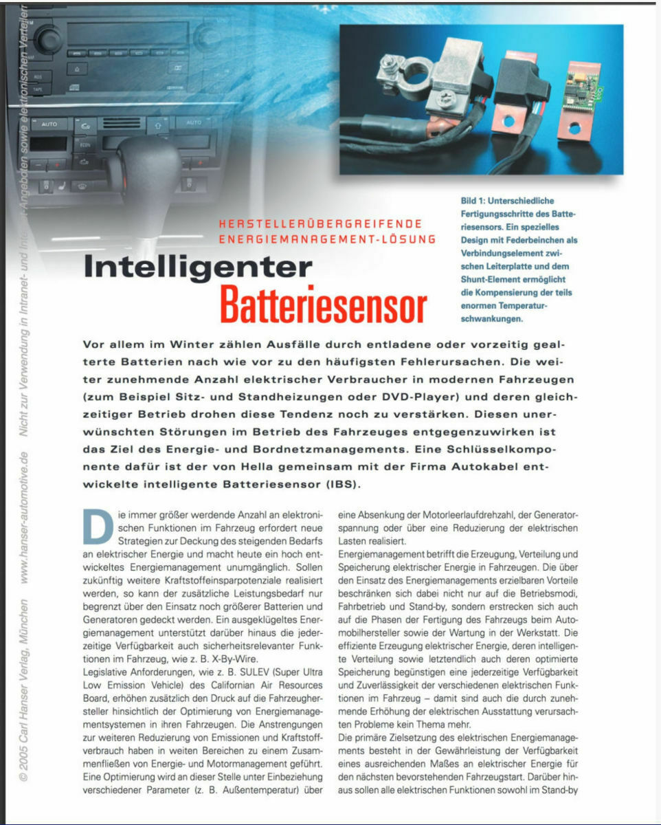 Marco Polo : Batterie Management