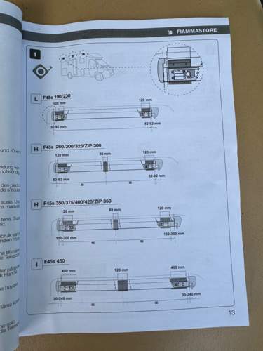 FIAMMA Montageanleitung F45S