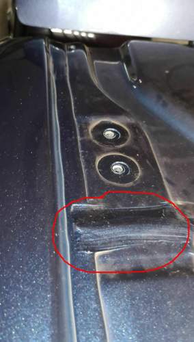 Ca. 5mm dicker als die Längsnaht