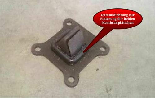 Einlaßmembranblock
