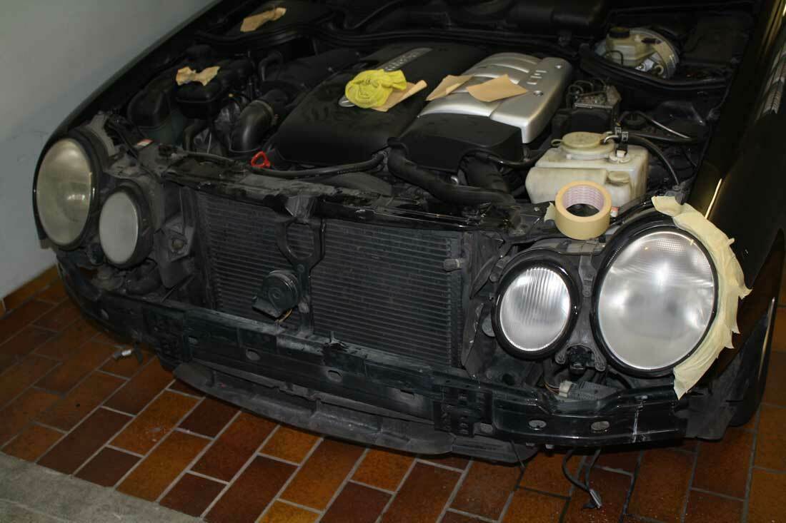 Material der Scheinwefergläser?