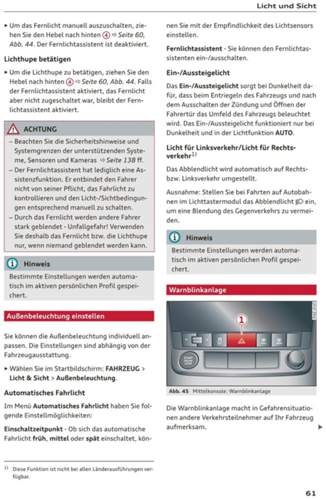 BA A6 4K Licht
