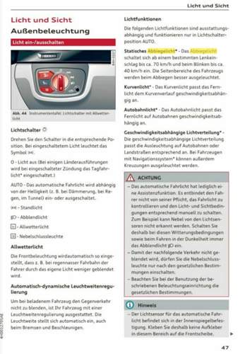 Bordbuch-licht