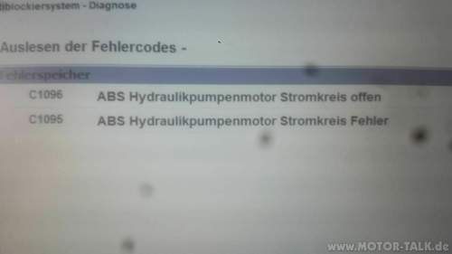 Fehlermeldung