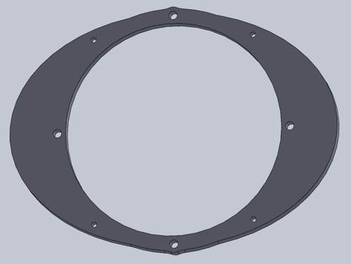 Lautsprecheradapter Plastik Mazda 3BK