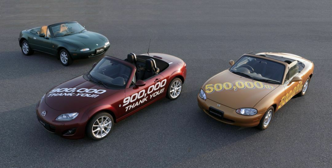 Treffen der Generationen: Mazda MX-5