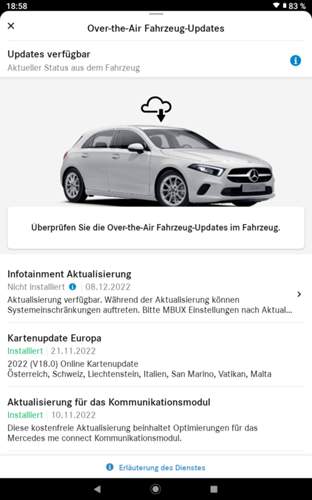 Meldung vom System