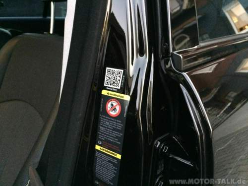 QR Code B-Säule links