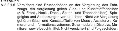 Z.B. solche Formulierung