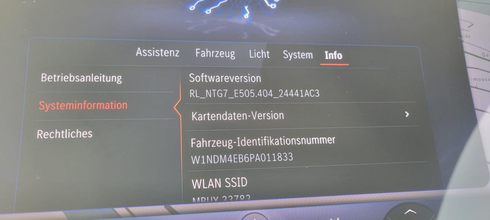 MBUX Over the Air update auf Version 2.6.1 verfügbar