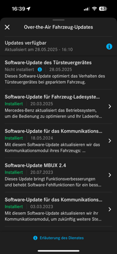 Update-Verlauf