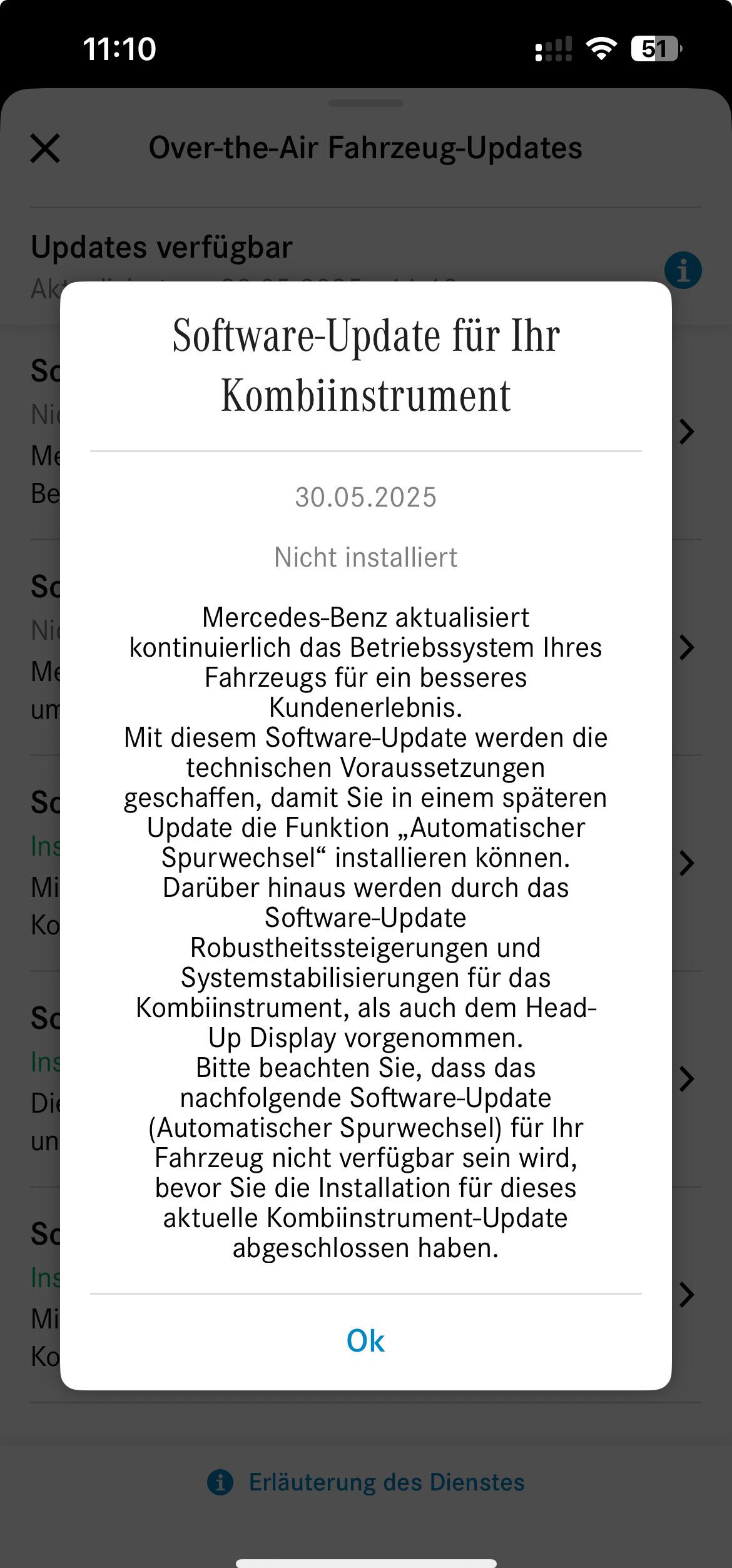 MBUX Over the Air update auf Version 2.6.1 verfügbar