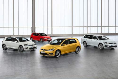 Volkswagen schickt zum Facelift der siebten Golf-Generation gleichzeitig den Variant, den GTI und den GTE aufgefrischt auf die Straße