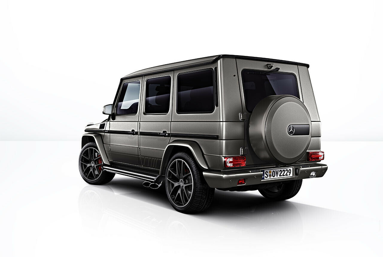 Für die sportliche Optik gibt es Streifen an der Flanke bei G 63 und G 65