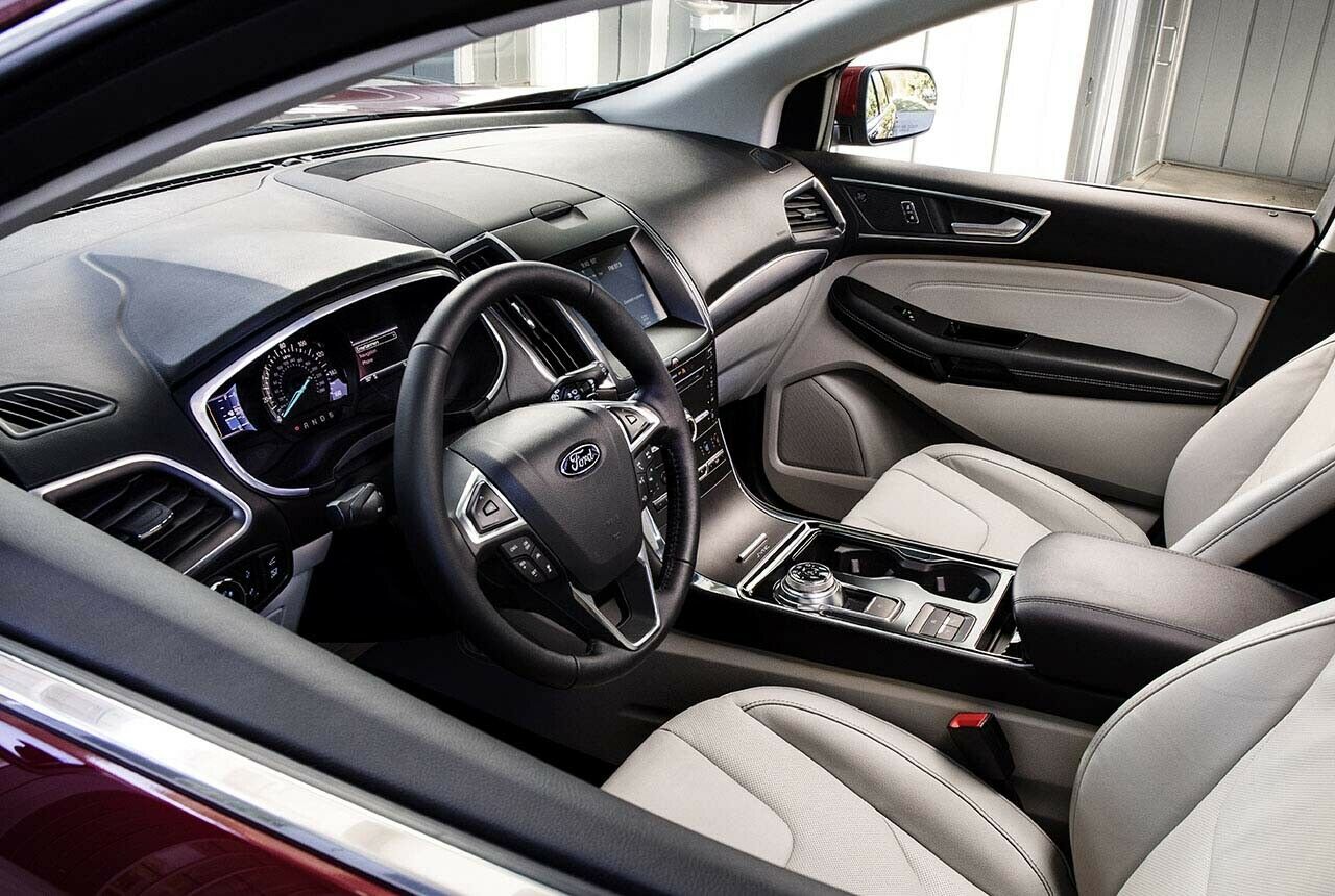 Ford Edge Facelift 2018: Eine Neugestaltung der Mittelkonsole ist die augenfälligste Änderung innen (Bild zeigt US-Modell)