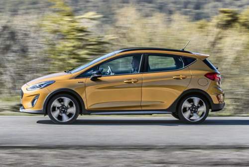 Mit 4,06 Meter ist der Ford Fiesta Active 3 Zentimeter kürzer als das SUV Ecosport