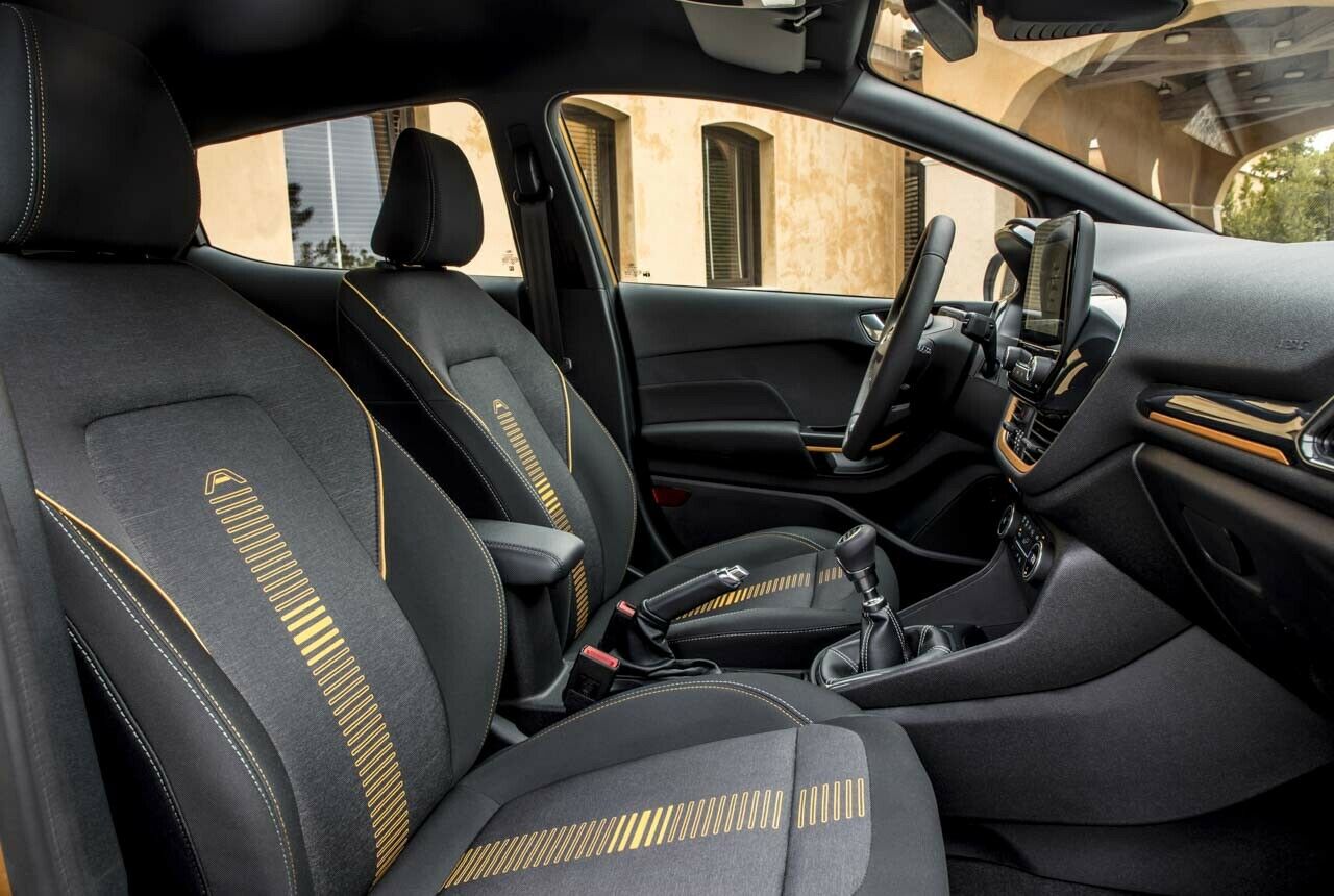 Die Materialien im Fiesta Active sollen robuster sein, verspricht Ford