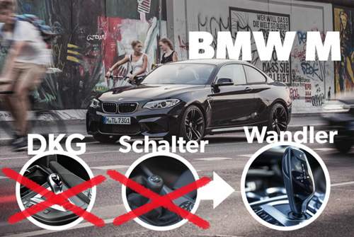 Getriebe-Optionen bei der M-Palette: Statt Doppelkupplungsgetriebe könnte in den M-Modellen von BMW künftig öfter die Wandlerautomatik zum Einsatz kommen