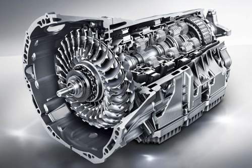 Eine Neungang-Planetenautomatik von Mercedes