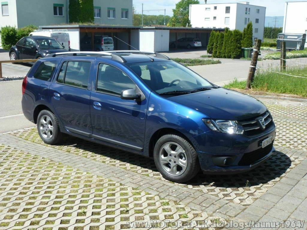Mein Dacia Logan MCV II, 1.5 dCi, Celebration, Cosmos Blau. mit Kenwood DPX406DAB (DAB+-Autoradio)