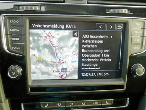 TMCpro Verkehrsmeldung