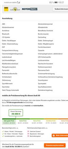 Ausstattung