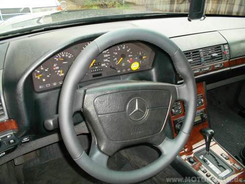 Lenkrad W140 eingebaut 1