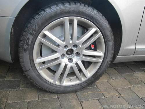 S8 Bremse mit Felge