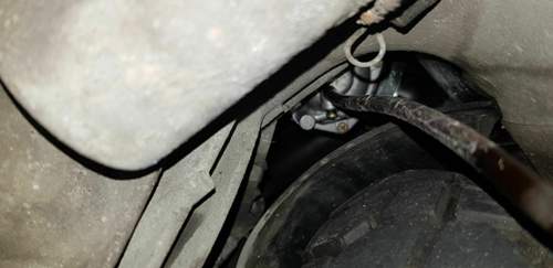 Schlauch aus Vergaser
