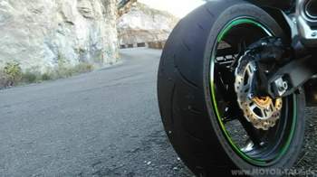 Der Dunlop ist noch kalt.