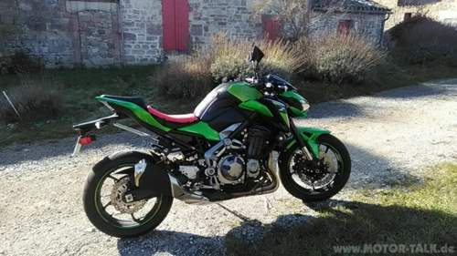 In Haute Serre, nach 4 Km ist die Z 900 auf Temperatur