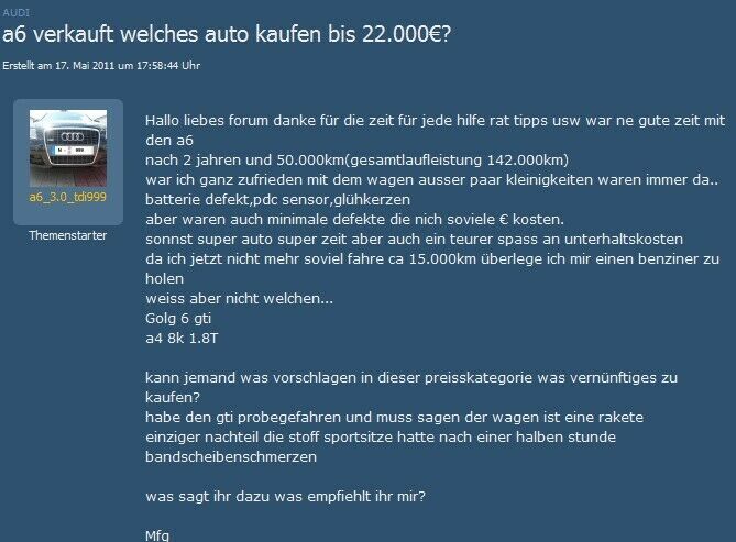 Meint der Mod das wirklich ernst?