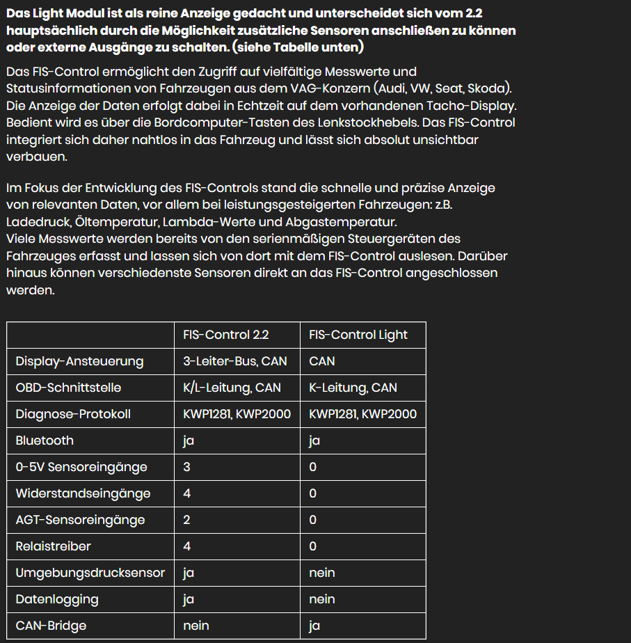 Meinungen/Erfahrungen zu FIS Control