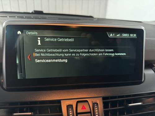 Meldung im Auto