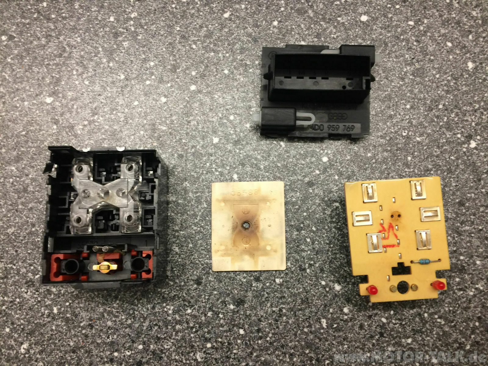 Memory-Schalter - Beleuchtung defekt - how to